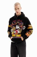 Mickey Mouse patchwork sweatshirt - BLACK - M - thumbnail