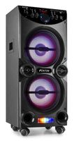 Fenton LIVE2104 karaokeset met Bluetooth, mp3 speler, 2 microfoons en - thumbnail