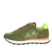 Sneaker running Sun68 Tom Solid fluo suede/ nylon verde militare US23SU05 Z33102 41