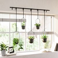 Umbra Hangende Bloempot Triflora Set van 5 stuks - Zwart