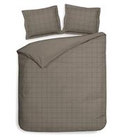 Heckett & Lane Dekbedovertrek Diamante (200x200/220, Taupe Grey)