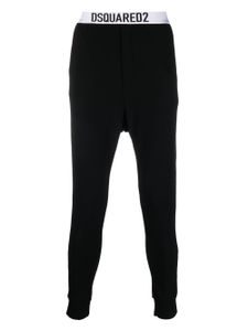 DSQUARED2 legging à taille à logo - Noir