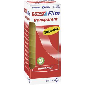 tesa OFFICE-BOX 57402-00002-01 tesafilm Transparant (l x b) 33 m x 12 mm 12 stuk(s)