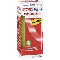 tesa OFFICE-BOX 57402-00002-01 tesafilm Transparant (l x b) 33 m x 12 mm 12 stuk(s) - thumbnail