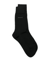 BOSS chaussettes à logo imprimé - Noir