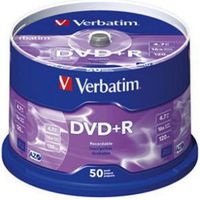 Verbatim DVD+R 16X 50st. Cakebox - thumbnail