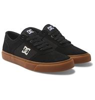 DC Shoes Teknic Leren herenschoenen, Zwarte kauwgom, 43 EU