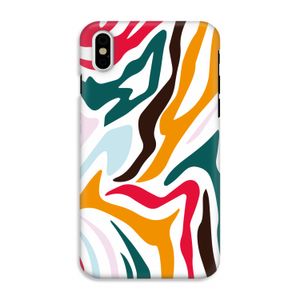 Colored Zebra: iPhone X Tough Case