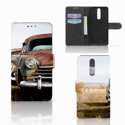 Nokia 8 Telefoonhoesje met foto Vintage Auto Nokia 8 Telefoonhoesje met foto Vintage Auto