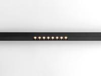 Modular - Pista track 48V LED  Linear Spots GI FLood/ 40Â° Plafondlampen Zwart