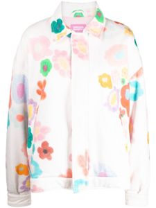 Liberal Youth Ministry veste oversize à fleurs - Blanc