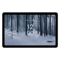 Nokia T21 Android 12 LTE tablet met 10,36 inch scherm, 4/64 GB geheugen, IP52-certificering, 18 W snelladen, 3 dagen batterijduur en 3 jaar maandelijkse veiligheidsupdates, grijs