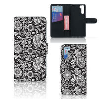 OPPO A91 | Reno3 Hoesje Black Flowers