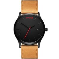 MVMT Classic 45mm Black Tan Horloge