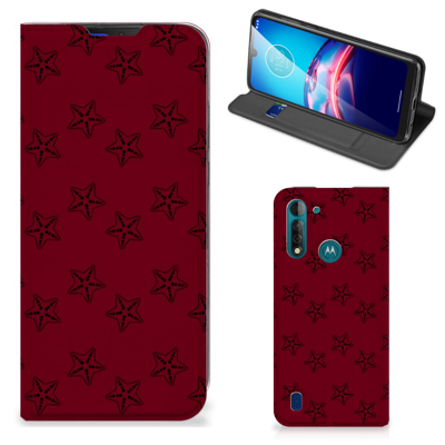 Motorola Moto G8 Power Lite Hoesje met Magneet Sterren