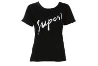 Printed T-shirt in de sale met 60% korting
