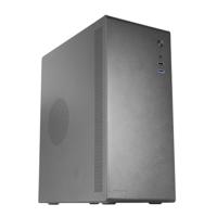 Mars Gaming TACENS 2NOVAX, Ultracompacte Micro-ATX PC Behuizing, Volledig Metalen Ontwerp, 1x 80mm Achter Ventilator, Mini-Tower Behuizing met Grote Interne Capaciteit, Zwart
