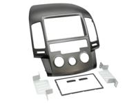 2-DIN Paneel HyundaI I30 met handmatige klimaatcontrol 2008-2012 Kleur: Zwart