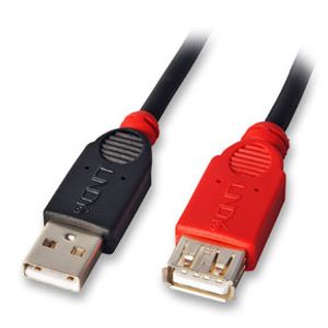 Lindy 5m USB 2.0 Cable USB-kabel USB A Zwart