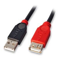 Lindy 5m USB 2.0 Cable USB-kabel USB A Zwart - thumbnail