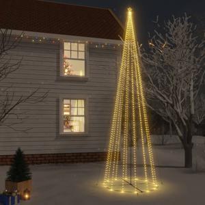 VidaXL Kegelkerstboom 1134 LED&apos;s warmwit 230x800 cm