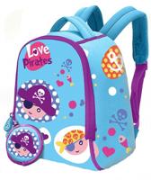 Kids Licensing kinderrugzak Pirates junior 6 liter neopreen blauw
