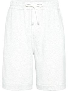 Brunello Cucinelli short de sport à lien de resserrage - Gris