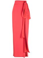 Bernadette Bruce tie-waist maxi skirt - Rouge - thumbnail