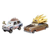Disney Cars On The Road 2023 Mattel Set van 2 spuitgietstukken op schaal 1:55 Road Rumbler Jeremy en Chieftess
