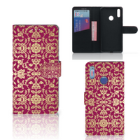 Wallet Case Huawei Y7 (2019) Barok Pink - thumbnail