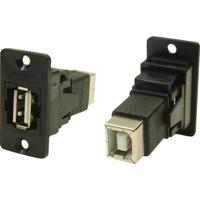 Cliff Adapter, Bus, inbouw USB-poort Type-A - USB-poort Type-B CP30609N 1 stuk(s)