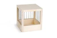 Broedkastje gespijld - vogelnest - hout - groot