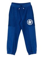 Emporio Armani Kids pantalon de jogging à patch logo - Bleu