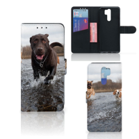 Xiaomi Redmi 9 Telefoonhoesje met Pasjes Honden Labrador