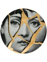 Fornasetti assiette imprimée - Noir