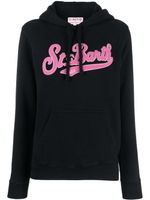 MC2 Saint Barth hoodie en coton à patch logo - Noir