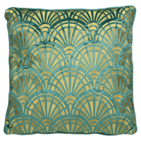 Wants&Needs Accessoires Kussen Velvet Groen 45 X 45