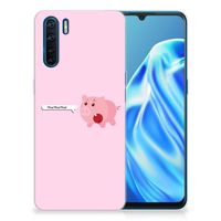 OPPO A91 Telefoonhoesje met Naam Pig Mud - thumbnail