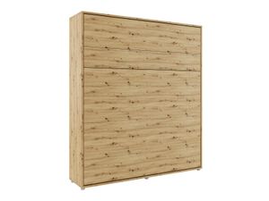 Opklapbed CONCEPTION PRO 180x200 cm artisan eik (verticaal) zonder kasten met matras