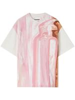Jil Sander T-shirt met print - Roze