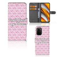 Poco F3 | Xiaomi Mi 11i Portemonnee Hoesje Flowers Pink DTMP