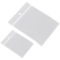 200x Plastic zakjes met gripsluiting 55 x 65 mm en 70 x 100 mm   - - thumbnail