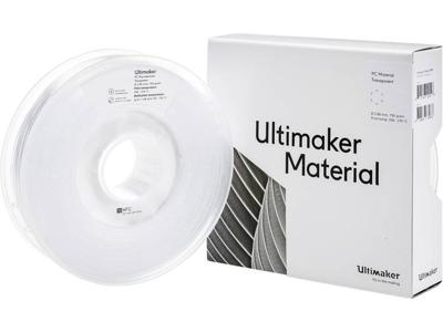 UltiMaker 8718836374876 PCA - M3577 Transparent 750 - 212674 Filament PC (polycarbonaat) 2.85 mm 750 g Transparant 1 stuk(s)