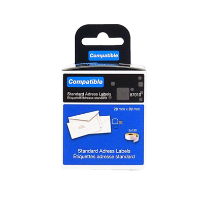 Adreslabels Alternatief Voor Dymo 99010 28x89mm 260 stuks