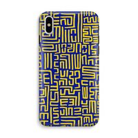 Majorelle Blue Print: iPhone X Tough Case - thumbnail