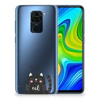 Xiaomi Redmi Note9 Telefoonhoesje met Naam Cat Good Day