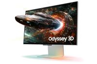 Samsung Odyssey 3D G90XF Gaming-monitor, 4K, 3840 x 2160, 16:9, 165 Hz, 1 ms (GTG), 3D-ervaring zonder bril, IA 3D-video, Odyssey 3D Hub, Mercury Silver, G-Sync compatibel, LS27FG904XUXEN
