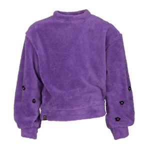 KIEstone Meisjes sweater - Aagje - Diep paars