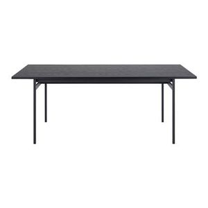 by fonQ basic Sleek Eettafel - 200 x 90 cm - Zwart