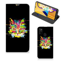 Samsung Galaxy M30s | M21 Magnet Case Cat Color - thumbnail